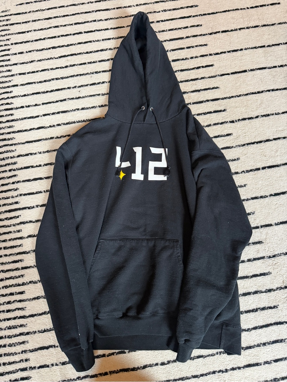 Shop 412 Black Hoodie